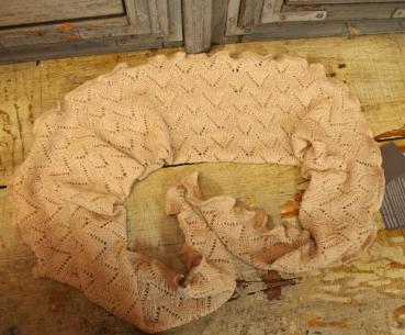 Preview: Minischal, Halstuch Daisy Strand von Invero Merino, reine Merinowolle